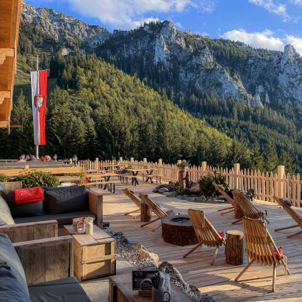 Rohrkopfhütte Berghütte am Tegelberg im Allgäu