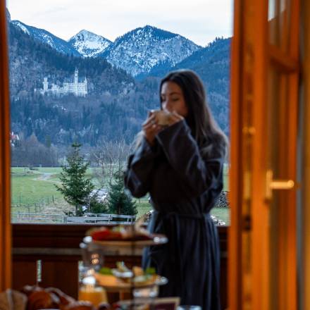 Ausblick im Hotel Das Rübezahl, ausgezeichnet mit dem Relax Guide Spa Award 2025 und Travellers' Choice