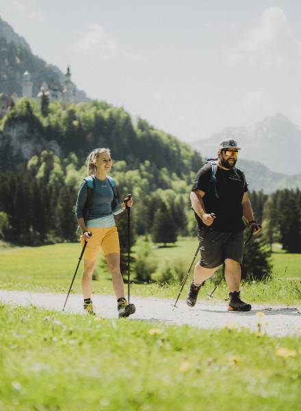 Wanderungen bei Schloss Neuschwanstein und der Umgebung Füssen - Wanderurlaub im Allgäu